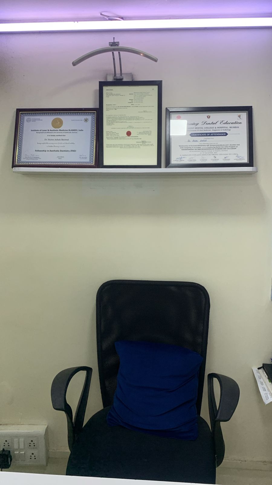 Dental X-ray diagnostic room Mumbai